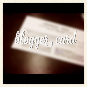 bloggercard